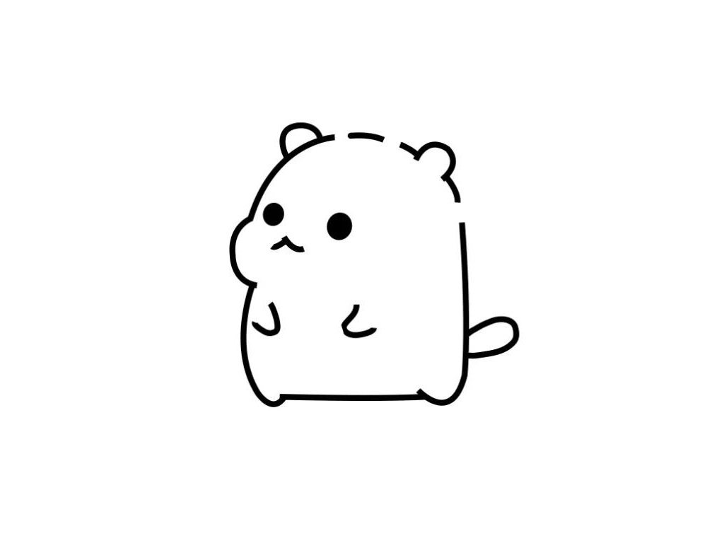 超可爱的小老虎简笔画画法教程