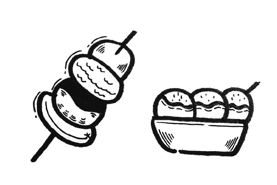 快乐肥宅餐简笔画