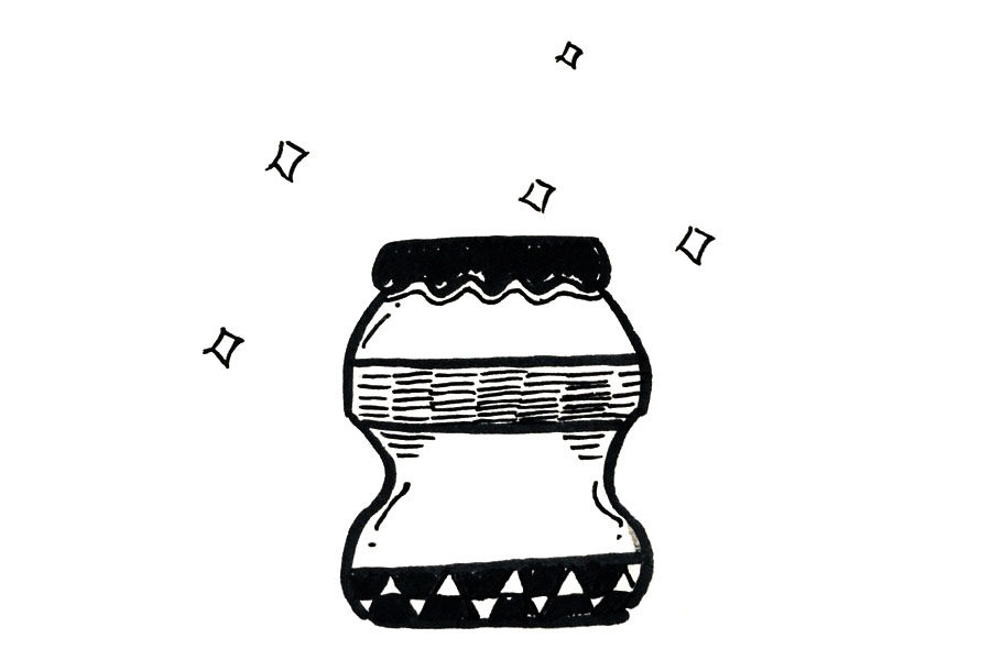 一组可爱饮品简笔画图片