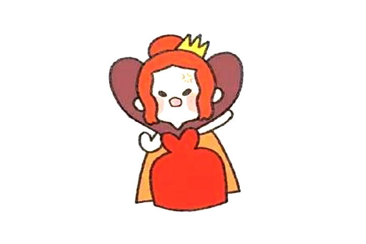 红皇后怎么画