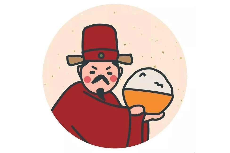 可爱的财神简笔画图片