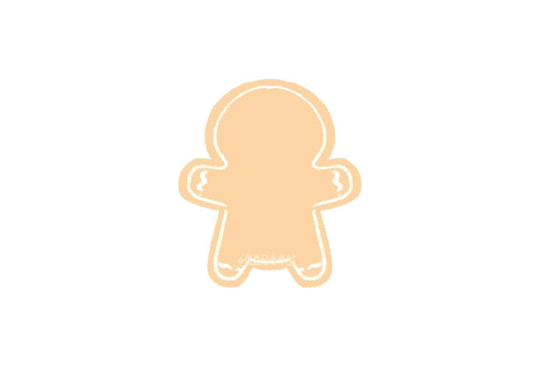 圣诞姜饼人怎么画
