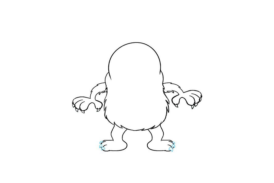 如何画卡通怪兽简笔画