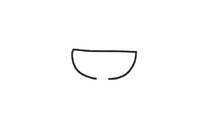 美食简笔画 铜炉火锅怎么画